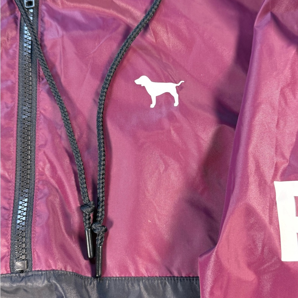 PINK Victoria's Secret Maroon Jacket XS - Picture 3 of 12